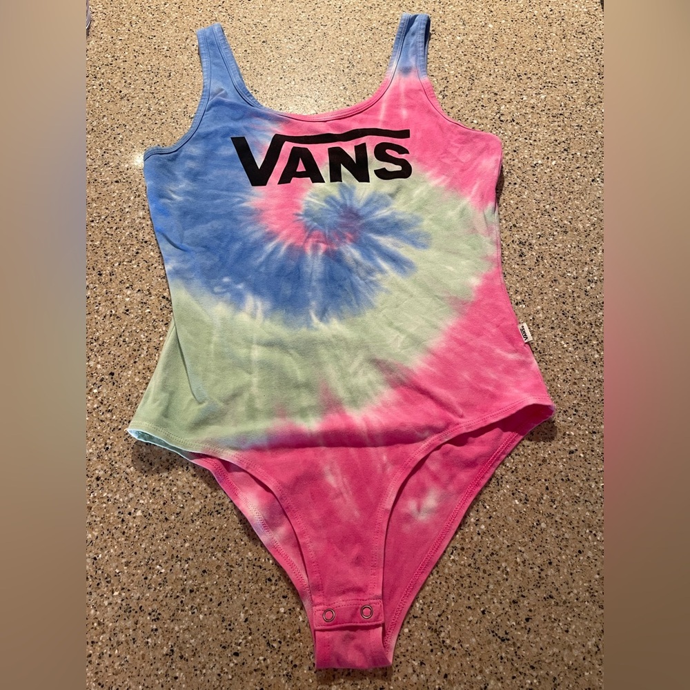 Vans Vibrant Pink and Blue Tie-Dye One Piece